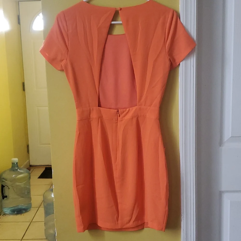 Arc & Co orange dress - Picture 2 of 6